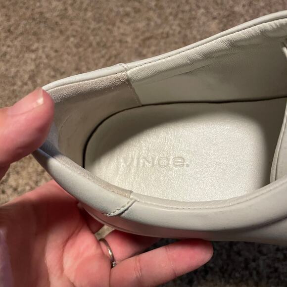 Vince Fulton Sneakers SZ 9.5 White Leather Classic Work Shoes EU 43 Business EUC - Picture 7 of 10